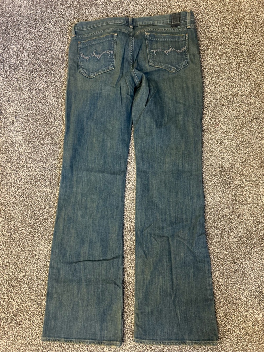 Goldsign Passion Medium Blue Flare Jeans-Vintage-Still original coloring! - Picture 8 of 11